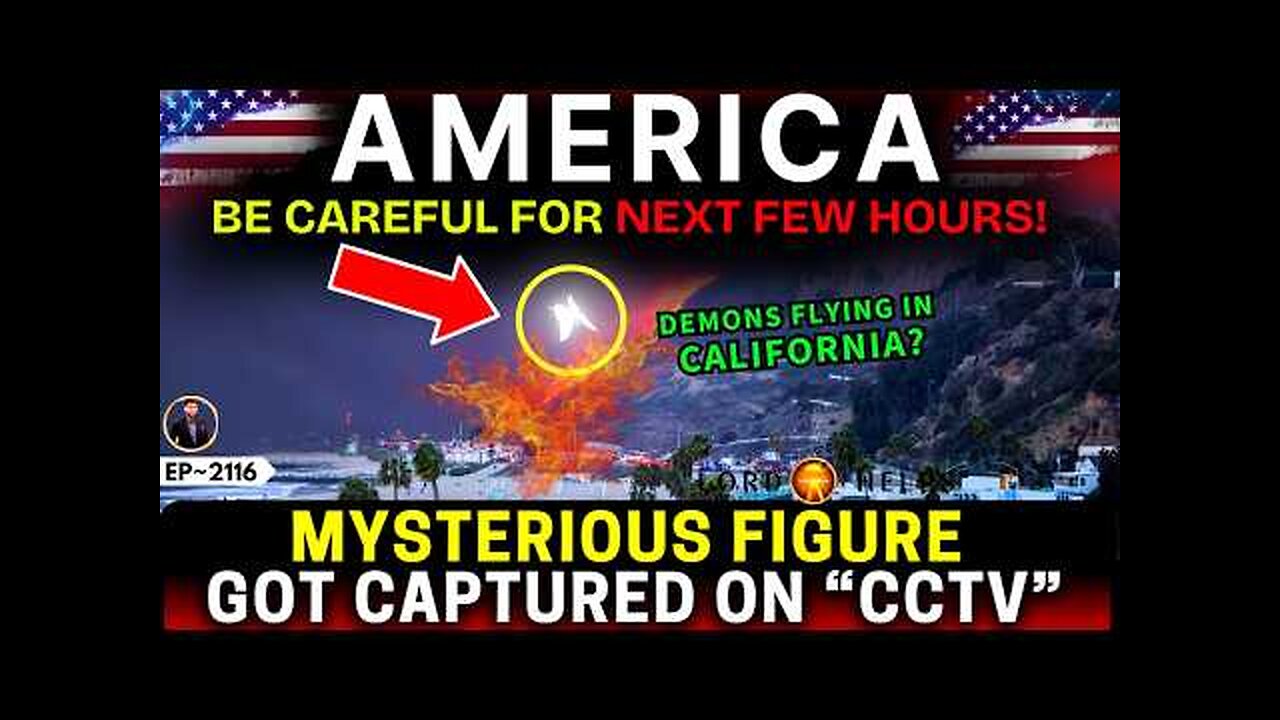 A MYSTERIOUS FIGURE GOT CAPTURED ON CCTV IN CA👆Prophetic Word Today