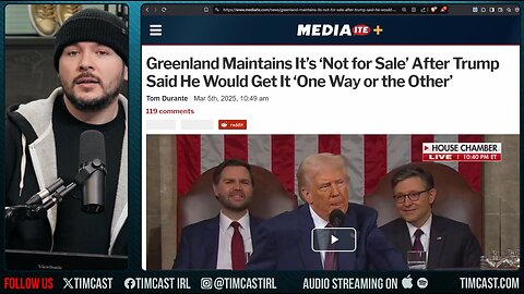 Trump Says US WILL TAKE GREENLAND One Way OR ANOTHER, Democrats Feign Outrage, Greenland Says NO