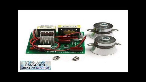 AC 220V Ultrasonic Cleaner Power Driver Board With 2Pcs 50W 40K Transducers Review