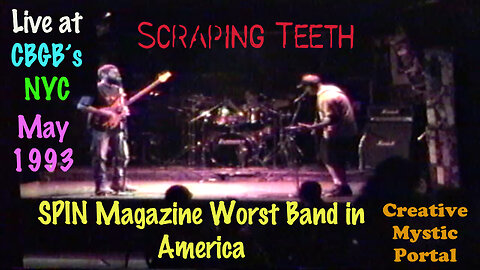 SCRAPING TEETH Live at CBGB's NYC May 1993 Spin Magazine