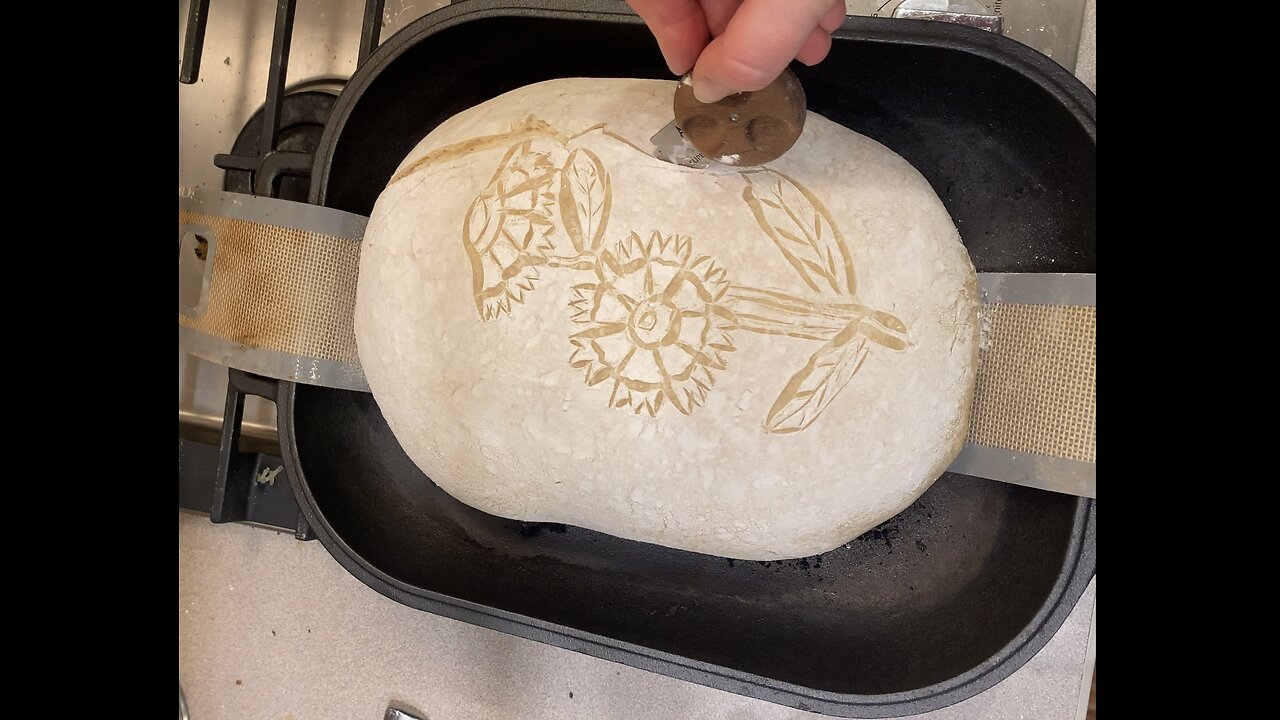 Sourdough Scoring You NEED to See: Texas Wildflower Indian Blanket Flower!