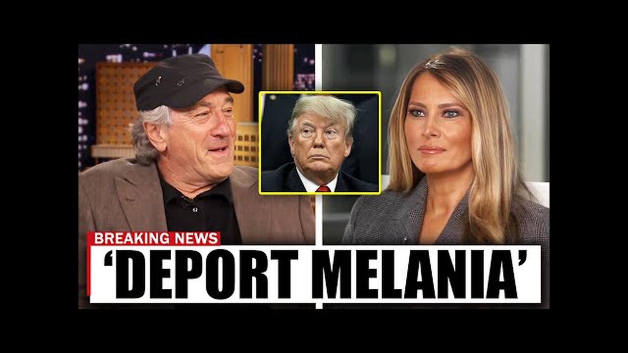 what happened??? Robert De Niro just FACED Melania & Trump on LIVE TV,