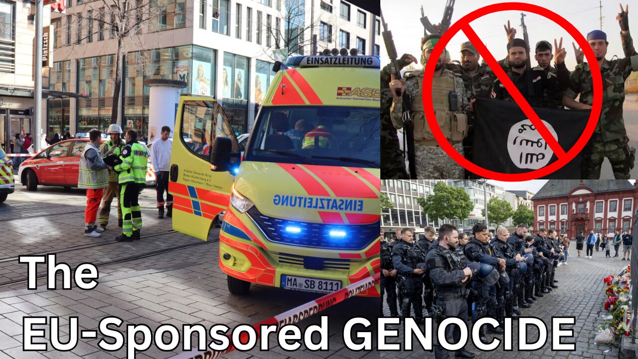 Mannheim Terrorist Attack; The European Union's Genocide of Ethnic Europeans. (Rant In E-Minor)