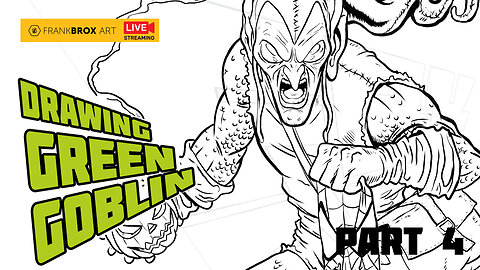 Unleashing the GREEN GOBLIN: Linework and Color Madness Part 4!