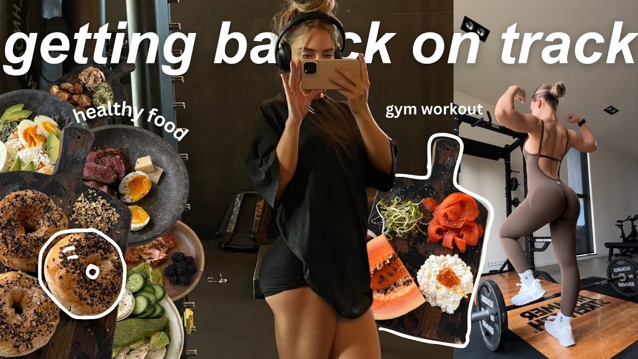 How I Reset My Routine: Healthy Food Shopping + Workout Vlog to Get Back on Track