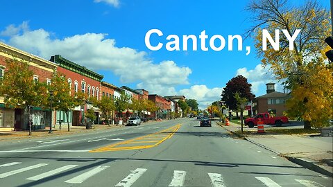 Canton NY - Driving through Town | 4K USA Drive