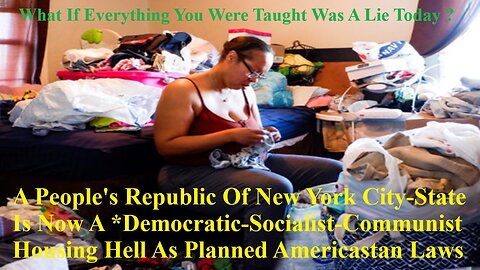 People's Republic Of New York City-State Is Now A Democratic-Socialist-Communist Housing Plan