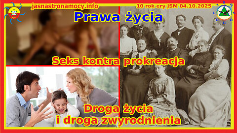 Prawa życia 📚 Seks kontra prokreacja Droga życia i droga zwyrodnienia