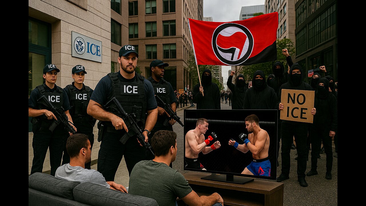 ICE protests UFClisten