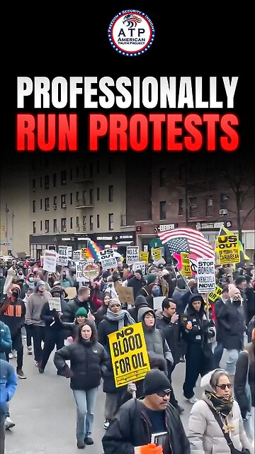 PROFESSIONALLY RUN PROTEST: SAME SIGNS, DIFFERENT CITIES