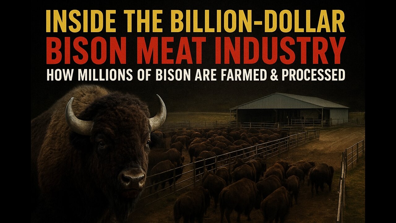 Inside the Billion-Dollar Bison Meat Industry: How Millions of Bison Are Farmed & Processed