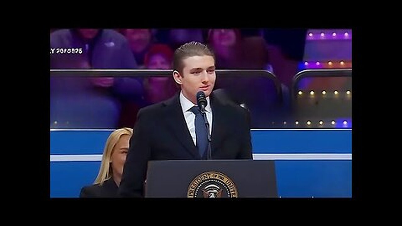 Barron Trump's First Ever, Real Powerful Speech Shocks The Entire Country