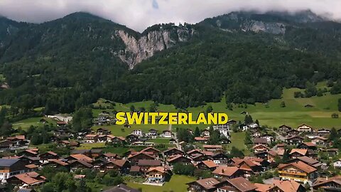 The most beautiful country in the Plane ||Switzerland