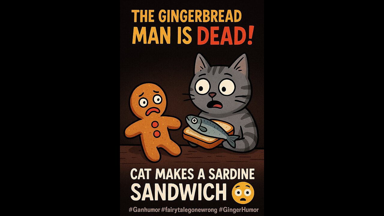 “He ran from Grandma, Grandpa… but not from the Cat 😳🍞🐟”