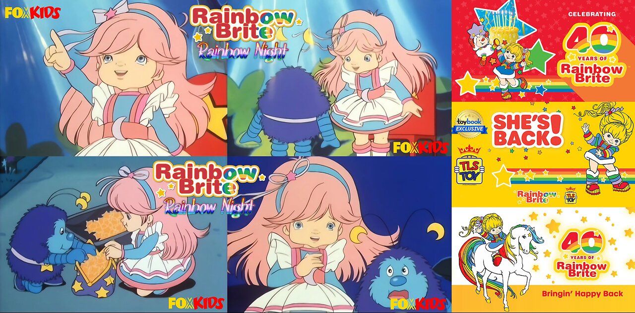Rainbow Brite (80s Cartoon) Episode 08 - Rainbow Night [Remastered]