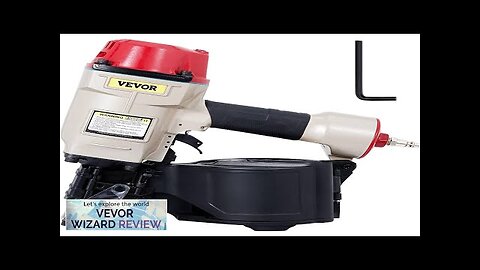 VEVOR Coil Siding Nailer CN70 1-3/4-inch to 2-3/4-inch 15 Degree Pneumatic Siding Review