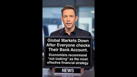 Global Markets Down After Everyone Checks Their Bank Account
