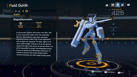 magnagarurumon all digivolution/de-digivolution/profile Digimon Story Time Stranger