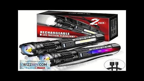 Powerful XHP50 LED Flashlight Waterproof 18650 Torch With Side Light 7 Modes Review