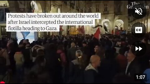 Protests erupt around the world as Israel intercepts Global Sumud