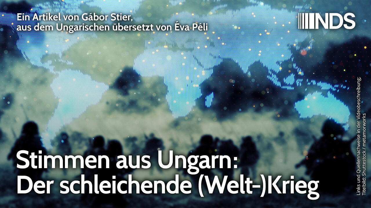 Stimmen aus Ungarn: Der schleichende (Welt-)Krieg | Gábor Stier | NDS-Podcast
