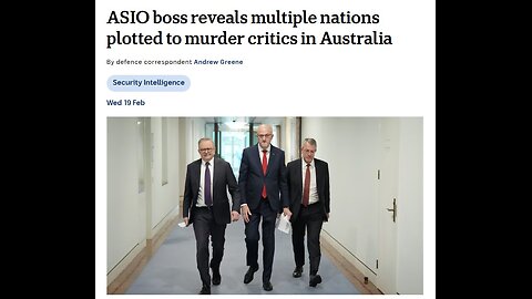 Did their ABC's story on ASIO about threats to Aussie citizens contain a subtle one itself?