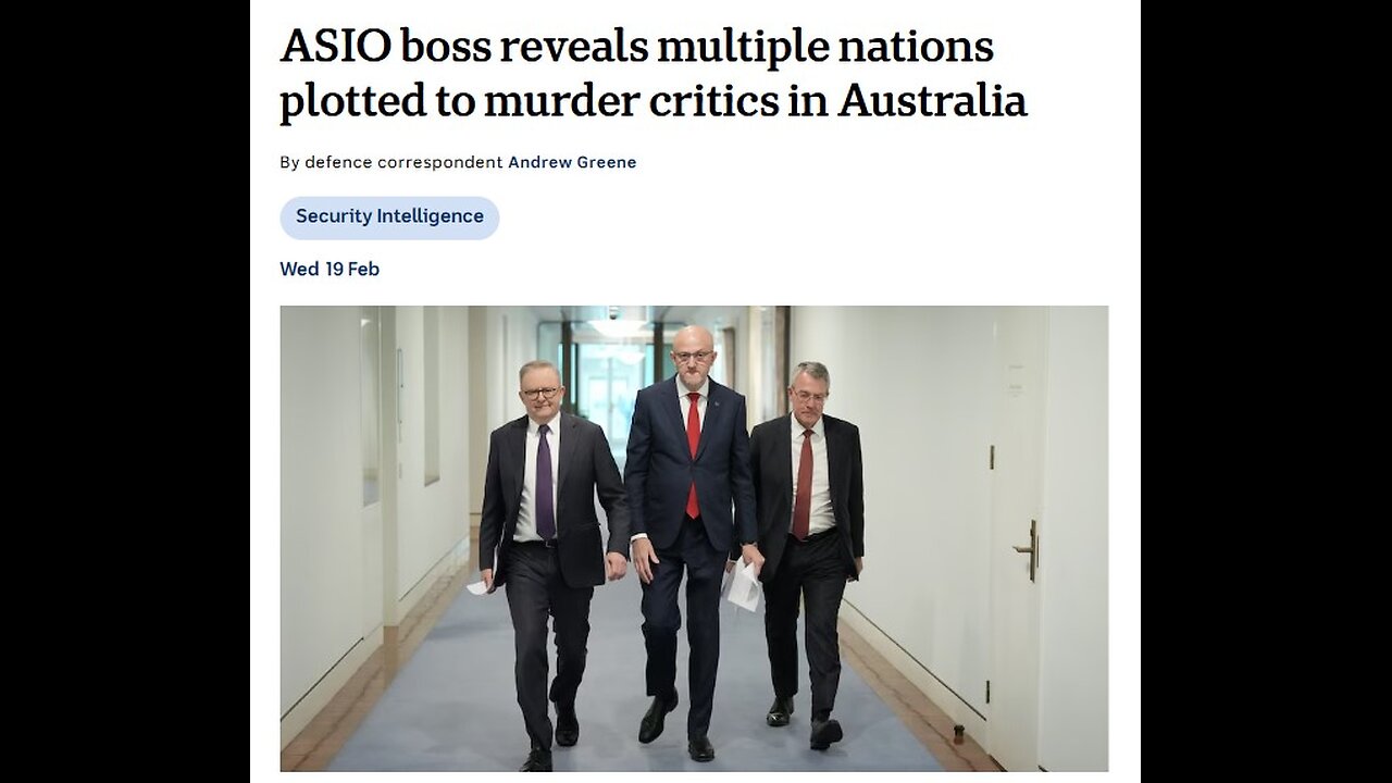 Did their ABC's story on ASIO about threats to Aussie citizens contain a subtle one itself?