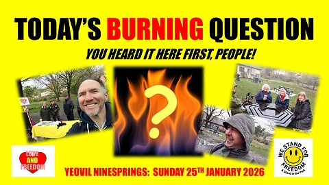 Today's BURNING QUESTION!
