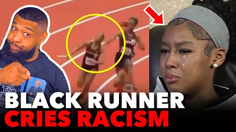 Black Athlete CRIES RACISM After BACKLASH For BASHING Runner In Head