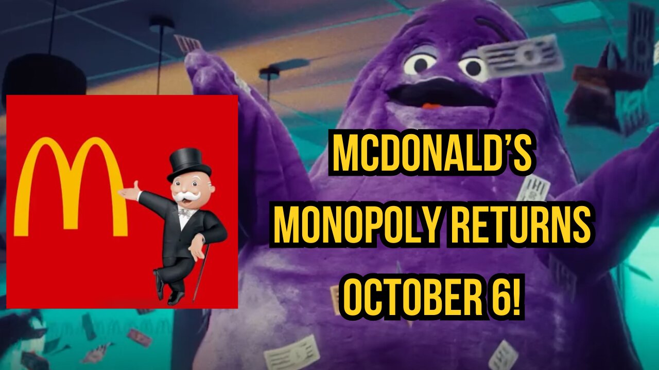 Boardwalk, Big Macs, and After a $24 Million Scam! McDonald’s Monopoly Returns!!