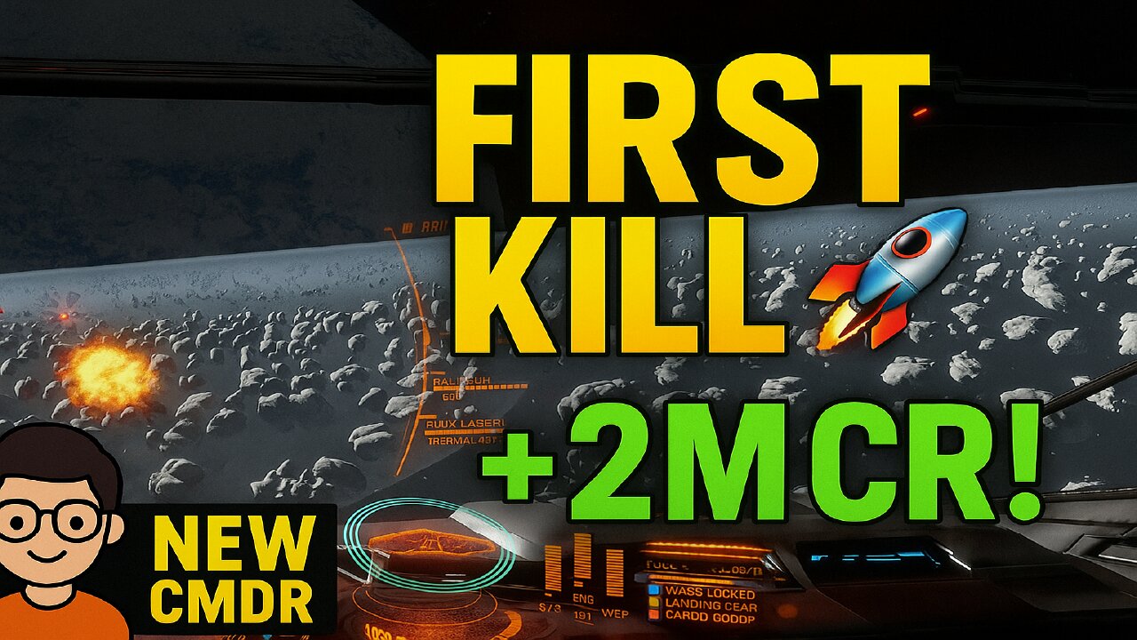 🚀 My First Kill in Elite Dangerous | New Commander Makes 2 Million Credits! (Elite Dangerous)