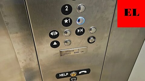 Busy, Crappy Thyssenkrupp / Vertical Express Hydraulic Elevator - Trackside Station (Blue Ridge, GA)