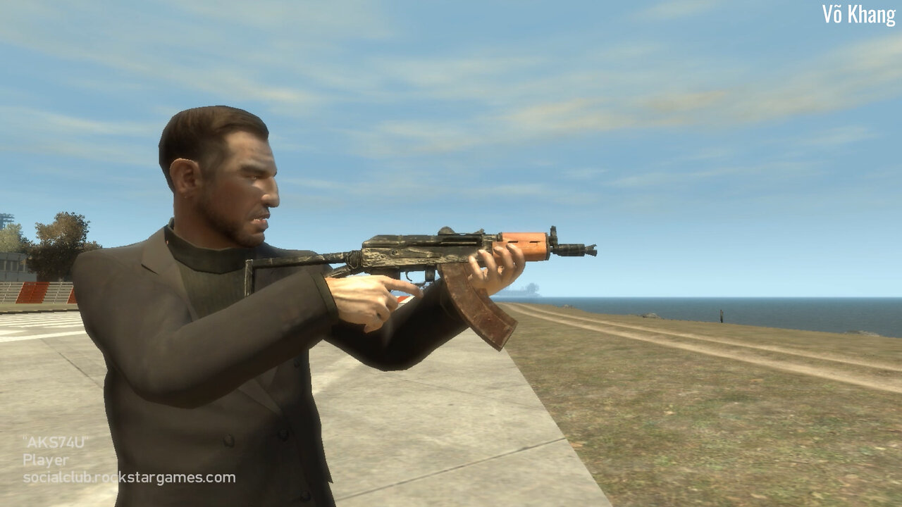 AKS-74U Submachine Gun: Firing, Reloading, Anims