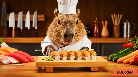 Hilarious Capybara Chef Chaos! 👨‍🍳🦫😂