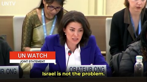 Syrian activist to UN:“I testify before God, Israel is not the problem!”