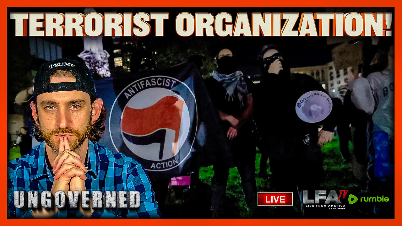 ANTIFA DESIGNATED A FOREIGN TERROR GROUP! | UNGOVERNED 11.14.25 10AM