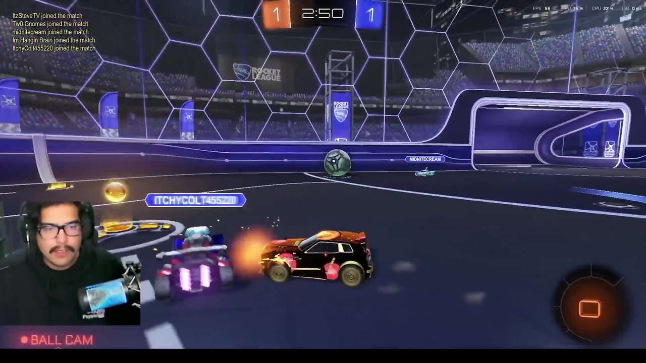 1st flip reset goal for Stuffy
