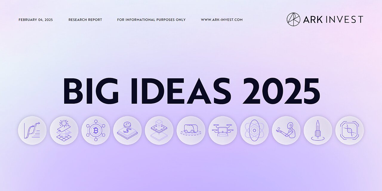 ARK Big Ideas 2025: Five Major Innovation Platforms. Bitcoin Target Price $710,000!