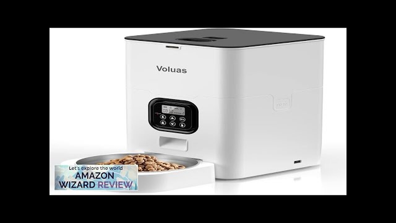 VOLUAS Automatic Cat Feeders Timed Pet Feeder for Cats and Dogs Review