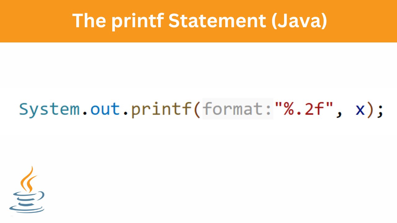 The printf Statement | Java