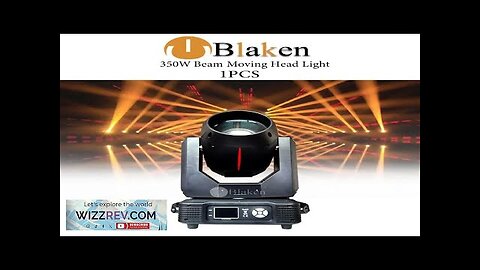 No Tax 1Pcs Moving Head Light 350W Sound Activated Strobe Lighting Review