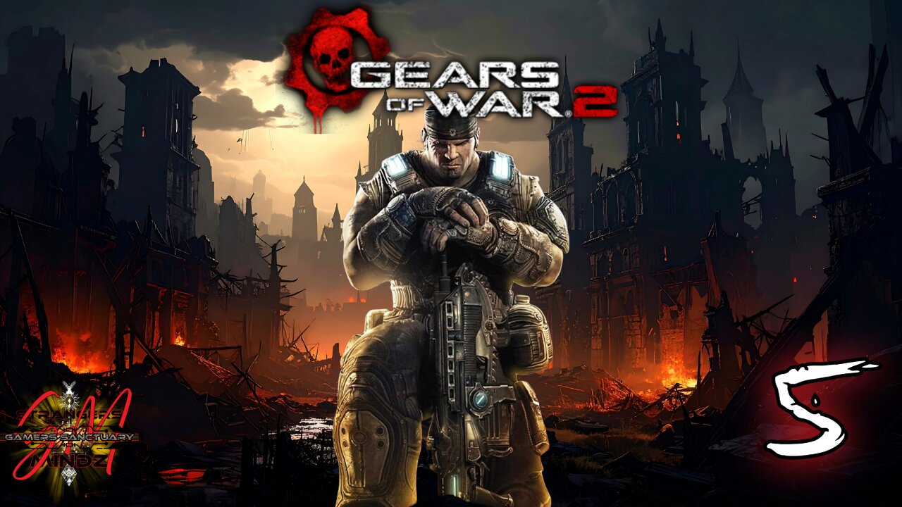 GEARS OF WAR 2 Gameplay EP 5 - GIANT WORM!!! (FULL GAME)