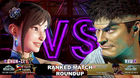 Kuya Kalbo SF6 Ranked Roundup. Chun Li Master Rank [Hori Fight Stick]