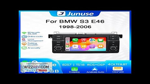 Junuse Car Multimedia Player For 3 Series BMW E46 M3 318/320/325/330/335 1998-2005 Review