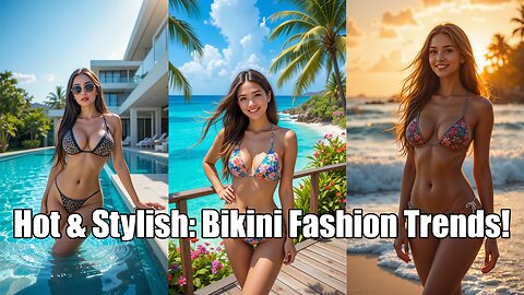 🔥 Stunning Bikini Beauties – Beach & Poolside Glamour! 🌊👙