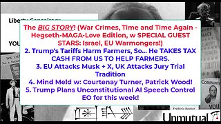 Liberty Conspiracy LIVE 12-8-25 US War Crimes, EU Attacks X, Trump Farm Welfare, Guests!