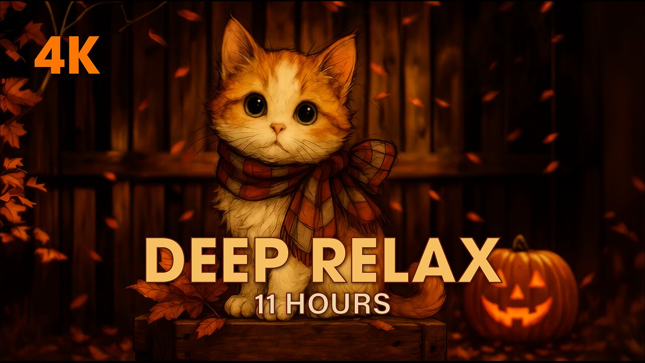 Halloween Ginger | Relaxing Ambience for Deep Sleep | Study, Work, Focus