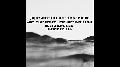 Christ Our Cornerstone -Ephesians 2:19-22 #sermon #ephesians
