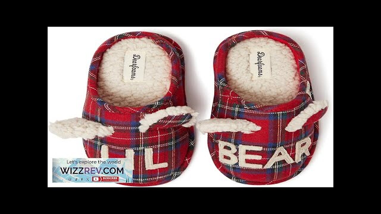 Dearfoams Kids and Toddlers Lil Bear Baby Bear Christmas Holiday Matching Pajama Review