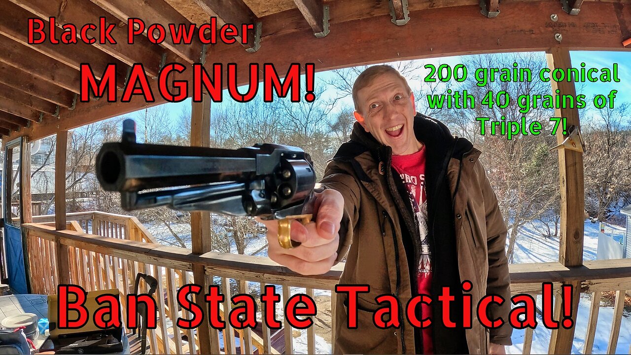 Black Powder Magnum Remington 1858! (Ban State Tactical)